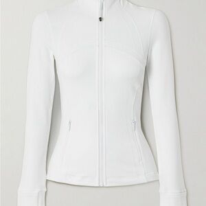 lululemon athletica White Fitted Zip-Up Jacket